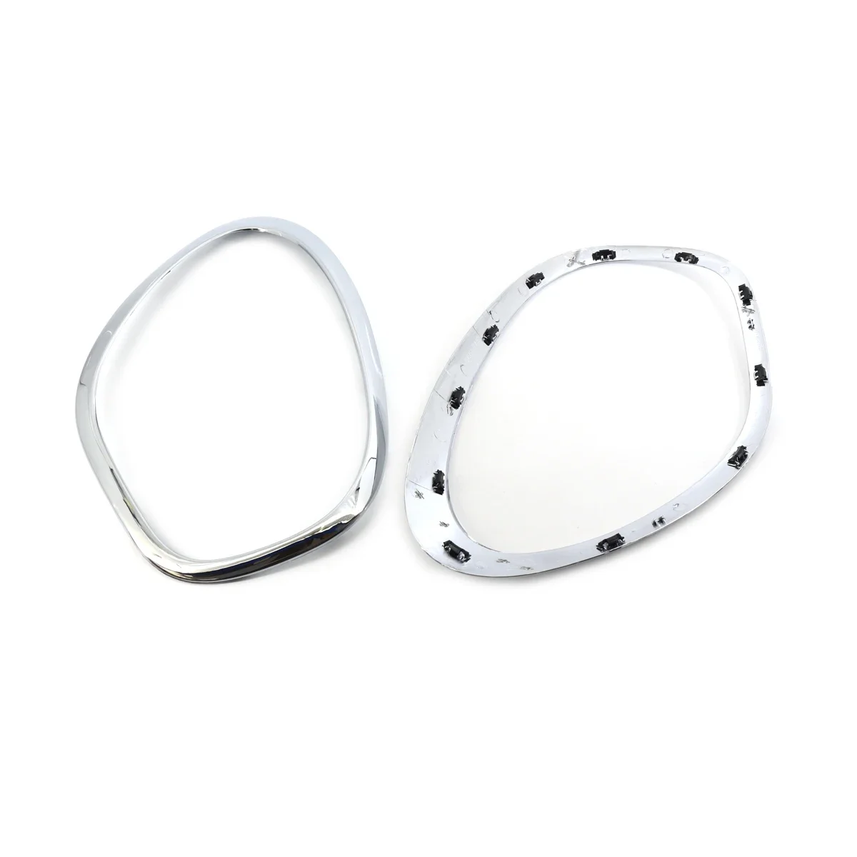 Chrome Headlight Ring Bezel Trim Surround Cover Left Right For MINI Cooper R60 Countryman S ALL4 11-16 51139801573 51139801574