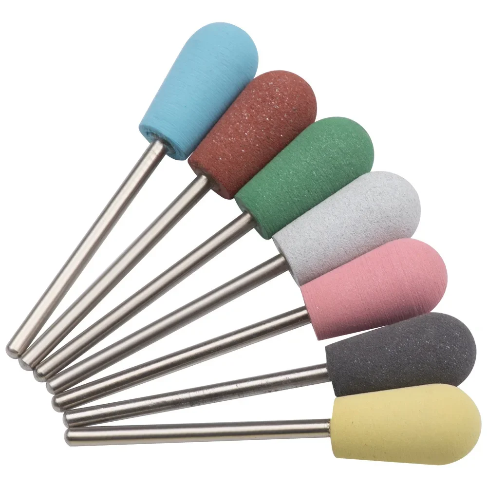 

10pcs 10*17mm 710 Resin base dental polishing burs kits Rubber polishers burs Silicone Grinding Heads