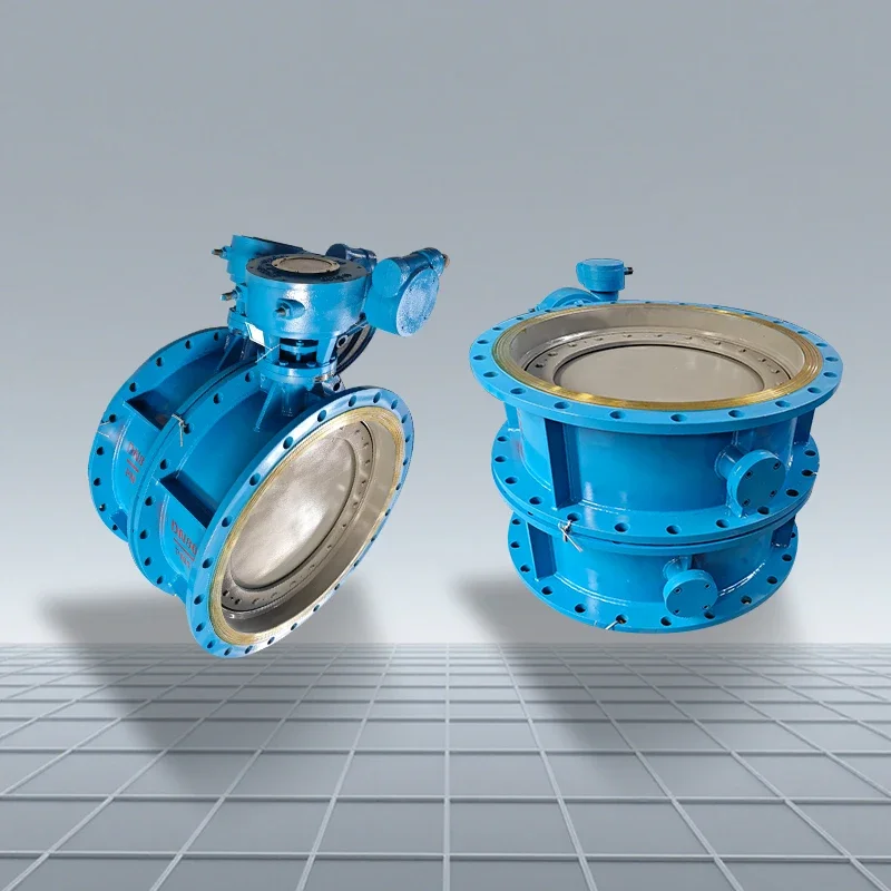 D342H/Y Double eccentric flange butterfly valve Worm gear butterfly valve