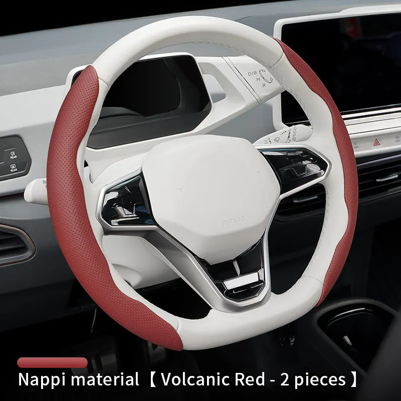 

38CM Car Steering Wheel Handle Cover For Toyota Camry Corolla RAV4 Land Cruiser Prado Crown Leather Anti-skid Interior Accessori