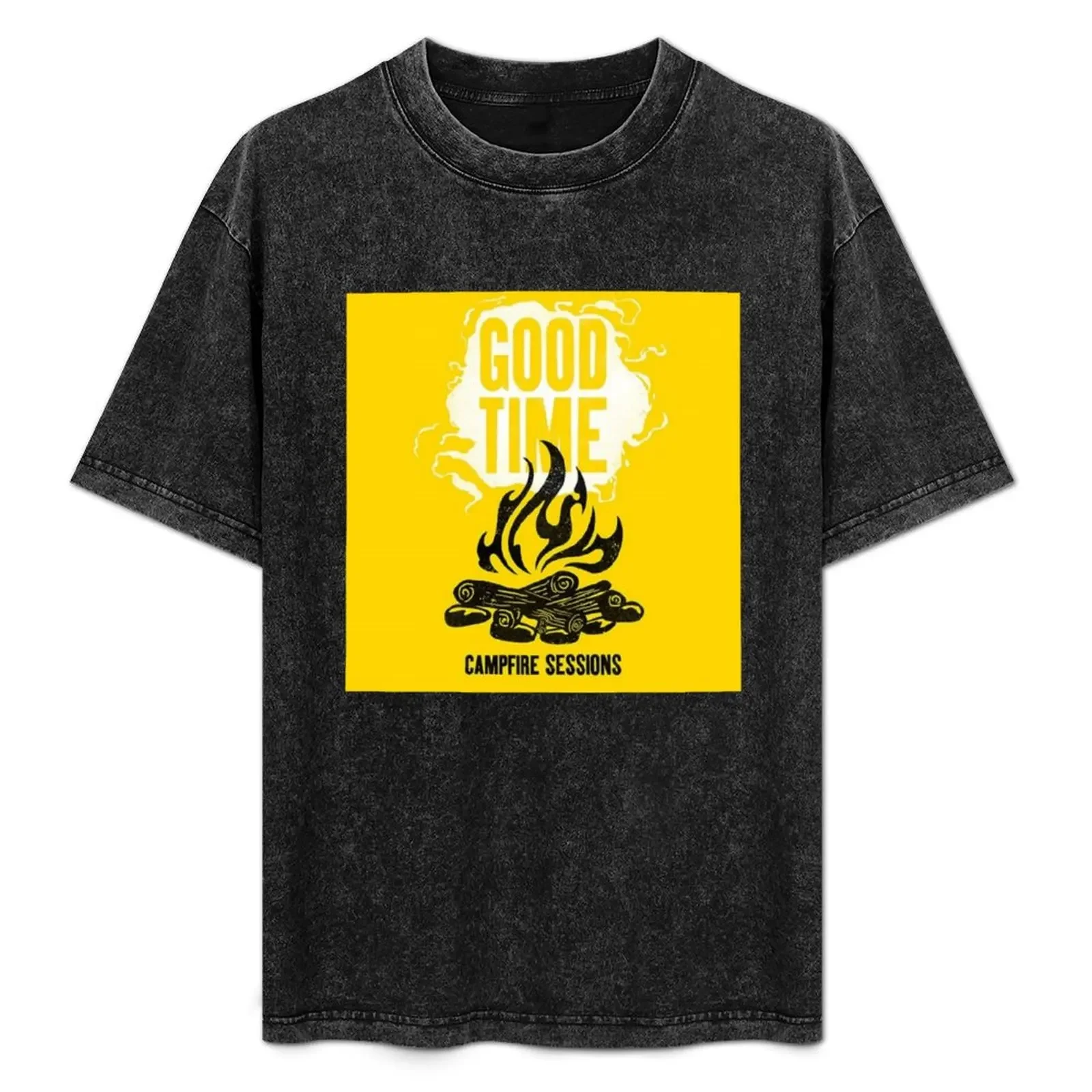 Niko Moon- Good Time Campfire Sessions T-Shirt Work Daily Short Sleeve Top