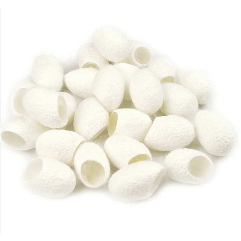 Silkworm Balls Facial Skin Care  Beauty Scrub Use Daily To Achieve Healthy 100Pcs Organic Natural Silk