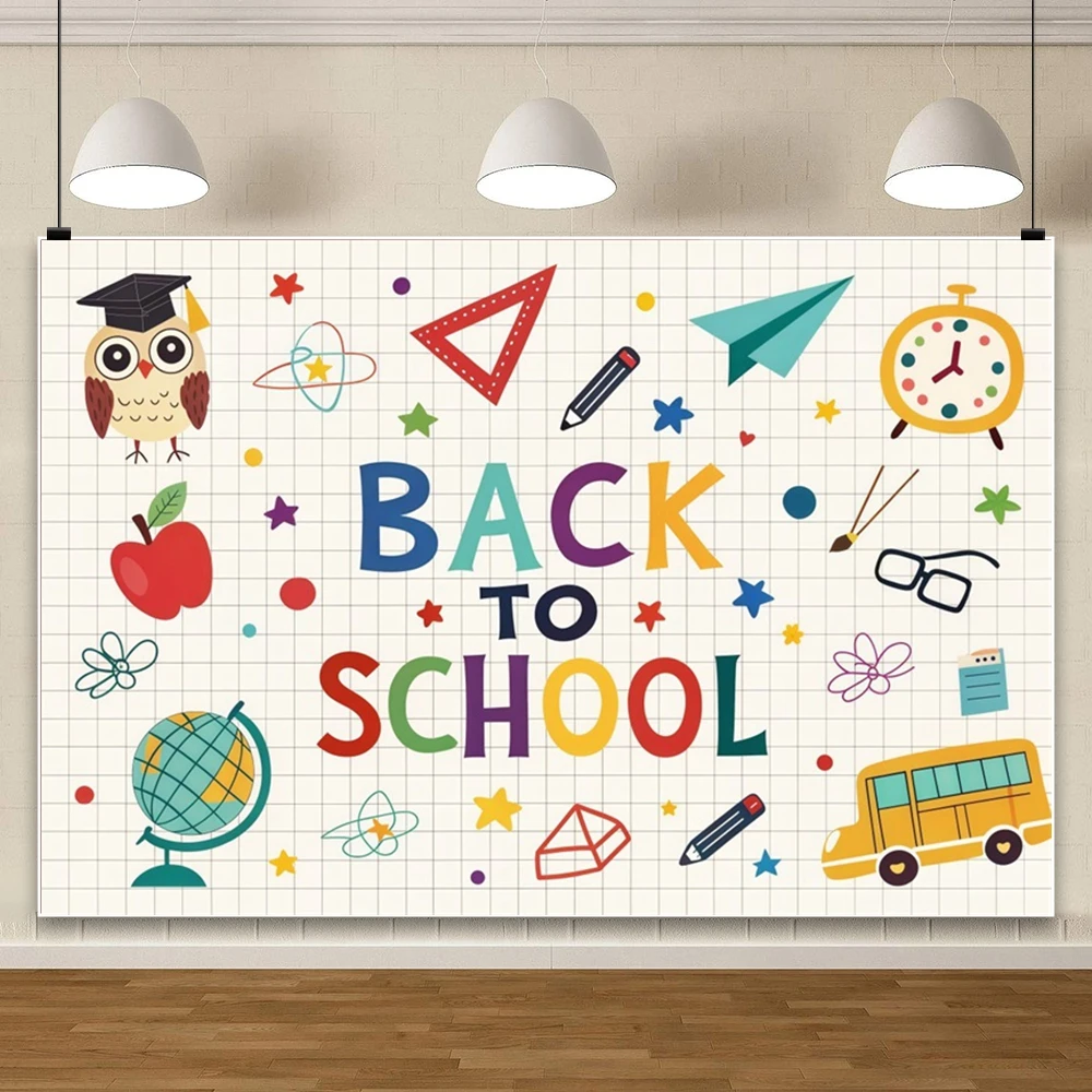 Fundo Fotográfico Volta às Aul - Kids Education Banner avaliação e preço