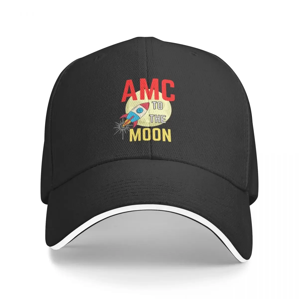 AMC to the moon (HODL AMC) Baseball Cap Brand Man cap Golf Hat Hat Luxury Brand Baseball For Men Women's