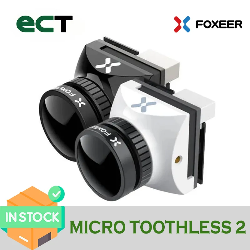 

Foxeer Micro Toothless 2 - 1200TVL 1/2" Sensor Switchable FOV StarLight FPV Camera - 1.7mm