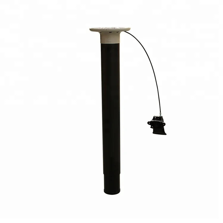 Modern silver 700mm adjustable aluminium hydraulic lifting column furniture outriggers