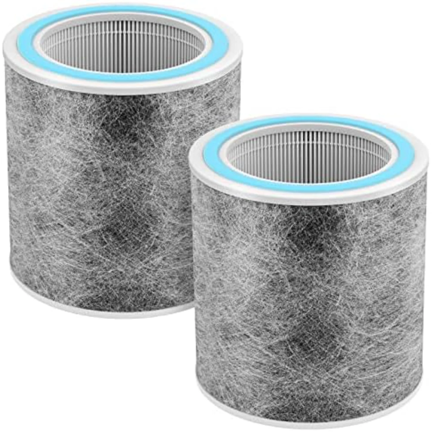 2 Pack Replacement Filters Compatible with Shark HP102 & Shark HC452, True HEPA for 99.97% of Particles - Compare Part #HE1FKPET