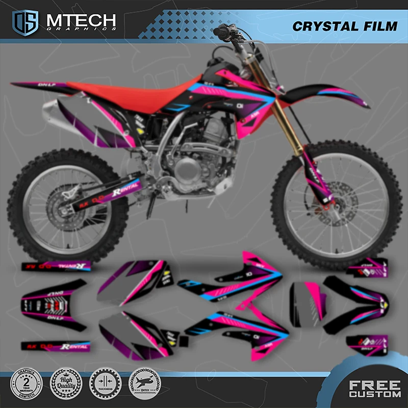 

Наборы наклеек DSMTECH Custom Team Graphics для Honda 2007 2008 2009 2010 2011 2012 2013 2014 2015 2016-2020 CRF150R 006