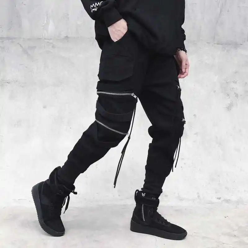 

Casual High Street Men's Faion Trousers Straight Leg Cotton Workwear Pants Youthful Energy All-Seasons Versatile