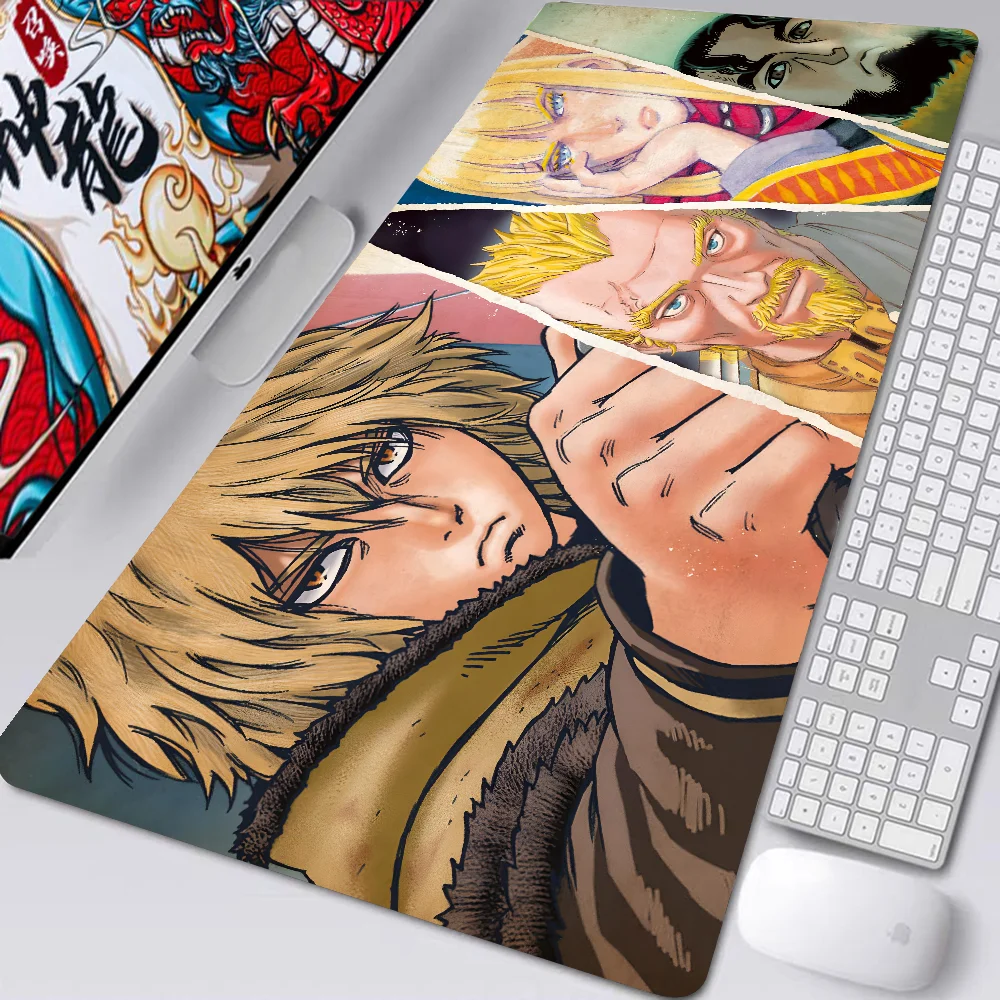 1pc Vinland Saga Mouse Mat Desk Mat With Pad Gaming Accessories Prime Gaming XXL Keyboard Pad