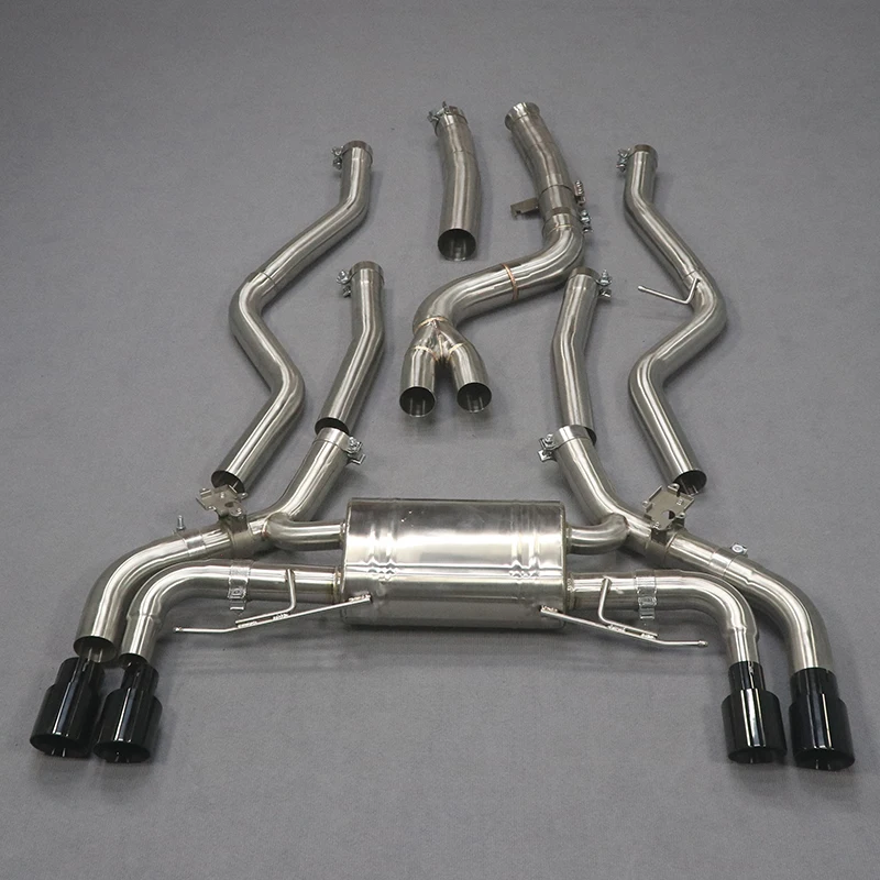 Titanium High-performance Valvetronic Cat-back Exhaust With Rear Exhaust Muffler & Tips For Bmw M340I G20 2020-2023 3.0T B58