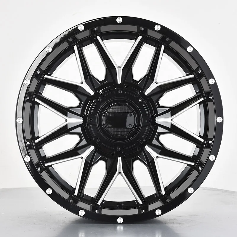 20x10 Inch Heavy Duty Off Road Alloy Rims Enhanced Traction For Rough Terrain Truck Vehicles