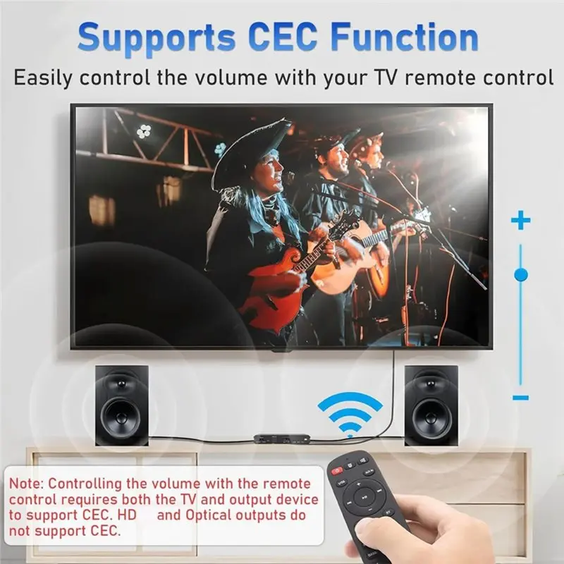 192Khz EARC/ARC Audio Extractor For HDTV Soundbar Speaker