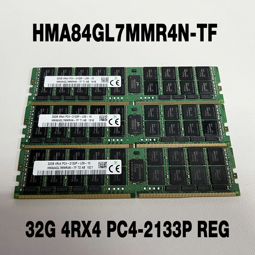 1PCS  HMA84GL7MMR4N-TF 32G 4RX4 PC4-2133P REG For SKhynix Server Memory