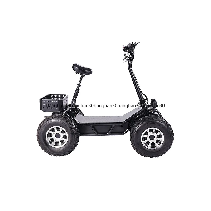 Adult Electric ATV Four-wheel Off-road Independent Suspension Four-wheel Drive Electric Vehicle Oil Brake with Reverse Gear