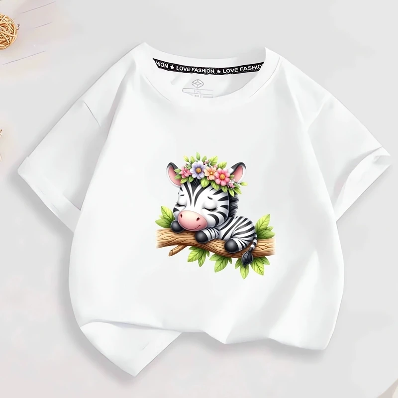 15CM Cartoon Cute Zebra Heat Transfer On Clothes Iron On Patch For Hoodies Diy Children's clothing T-Shirt decoration