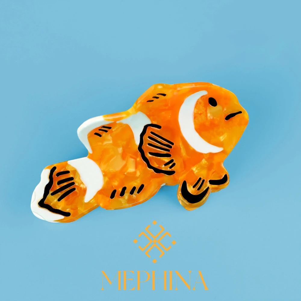 

MEPHINA Ocean Theme Hair Claw Clips Clownfish Hair Claws Colorful Shark Clips Cute Versatile Hair Claws Accessories for Women