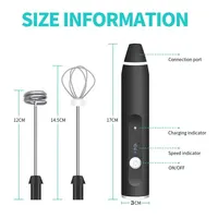 Portable Electric Milk Frothers Handheld Blender USB Mini Coffee Maker Whisk Mixer Cappuccino Cream Egg Beater Food Blender 5