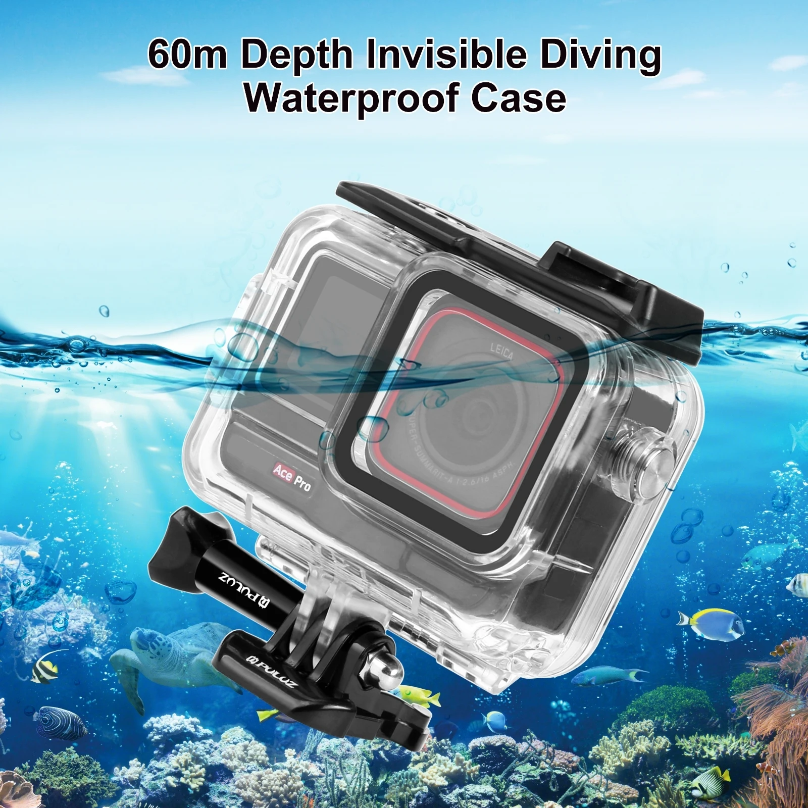 Underwater Camera - PULUZ Boîtier étanche sous-marin 60m pour