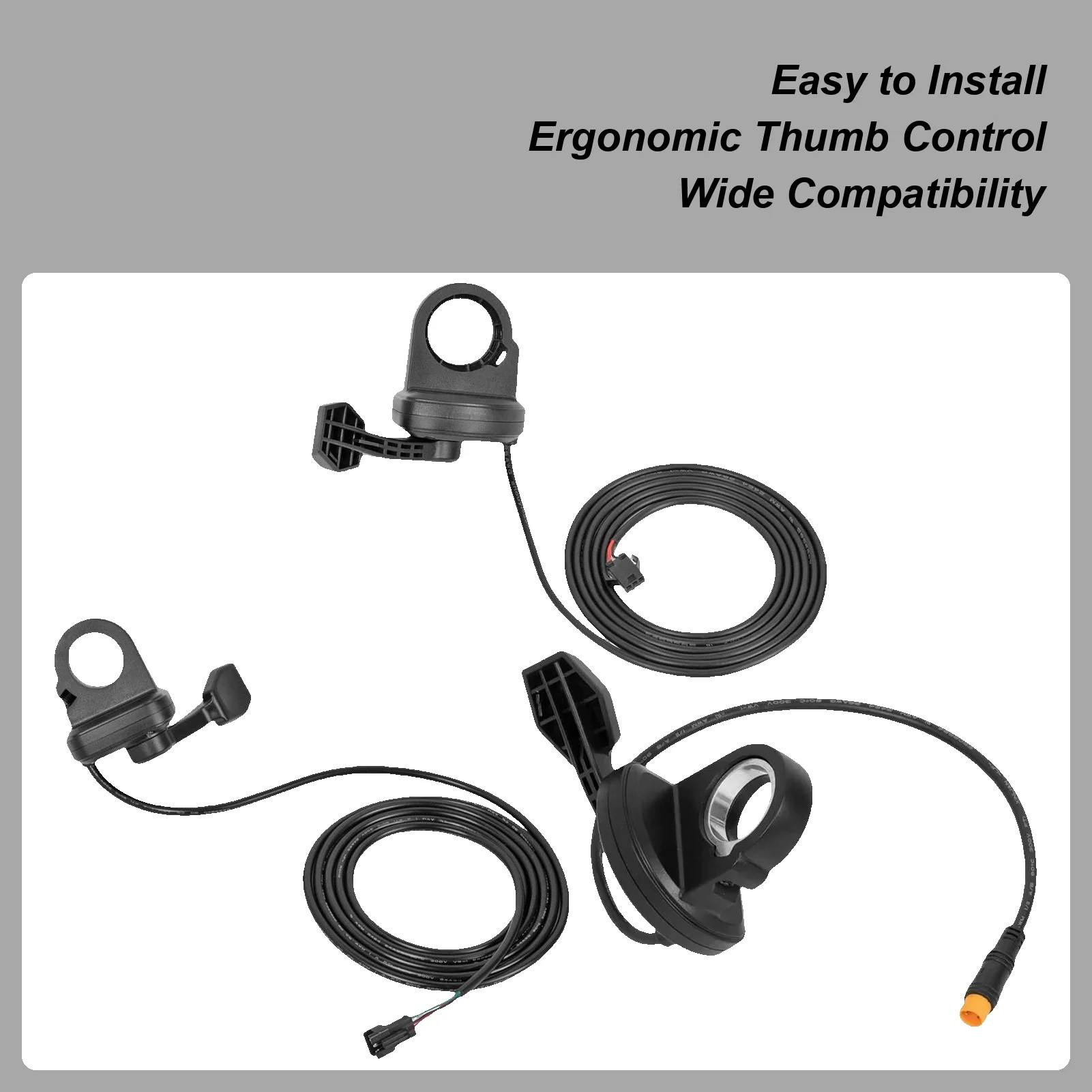 

Electric Scooter Throttle Ergonomic 3-Pin Replacement Parts Scooter Brake Throttle Hand Accelerator For ATV Motocross Off Road