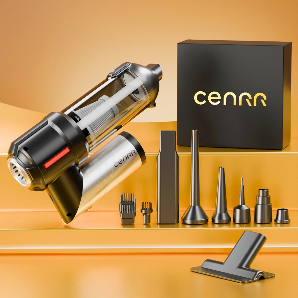 CENRR 998000PA Auto Stofzuiger Draadloze Krachtige Mini Draagbare Stofzuiger voor Huishoudelijke Apparaten Handheld Blower Auto Cleaner