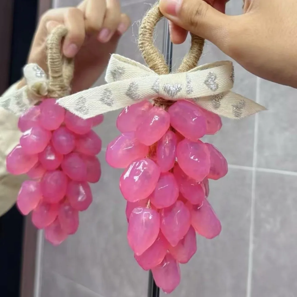 

DIY Soap Material Grape Aromatherapy Pendant Cleaning Soap Hand Soap Bar Handmade Soap Grape Shape Scented