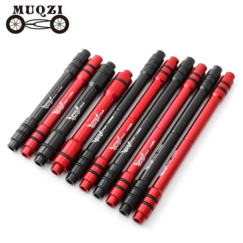 MUQZI 12 15mm to 9mm 100 110 135 142 148mm Thru Axle Adapter Bike Hub Quick Release Skewer Conversion