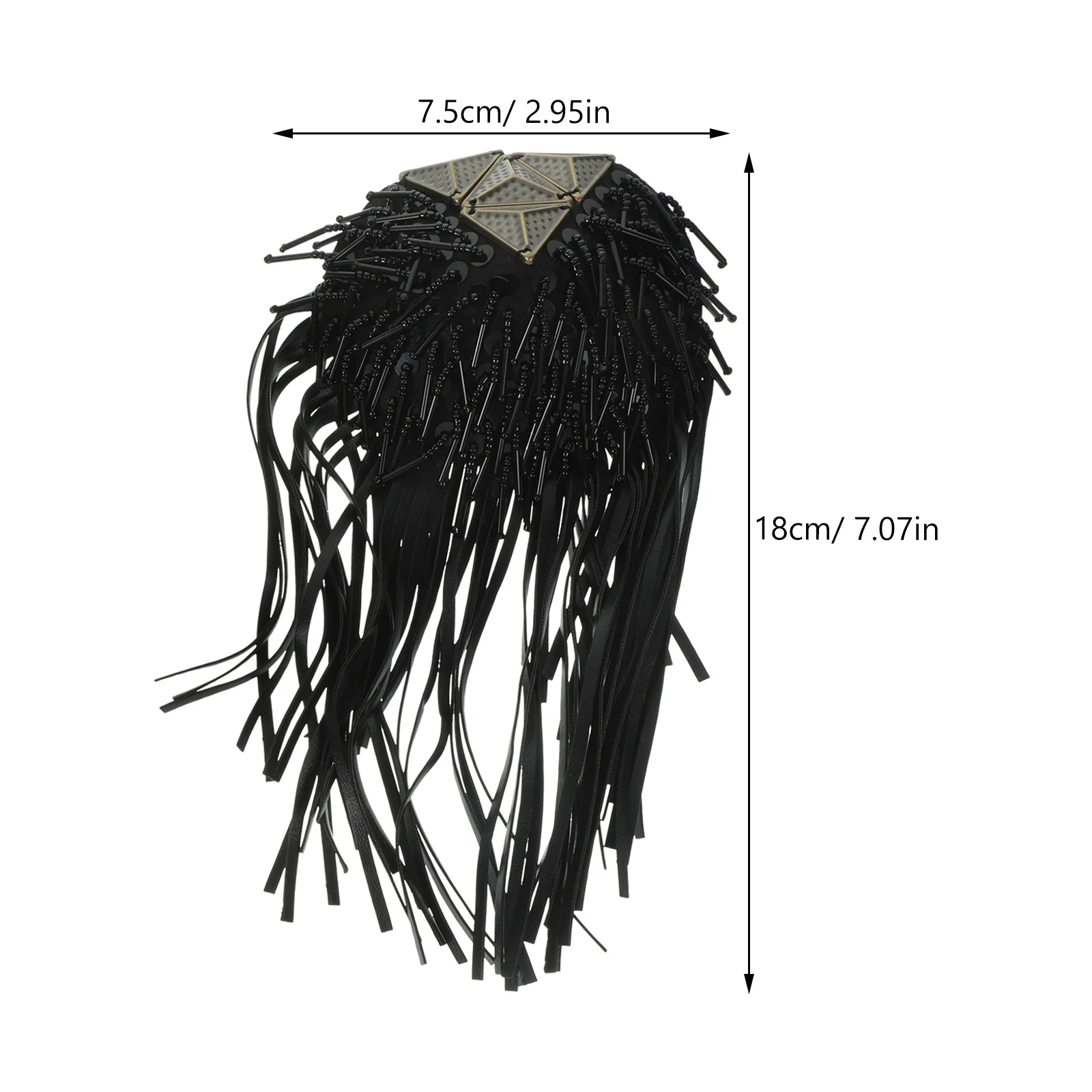 2 pcs Shoulder Epaulets Tassel Decor Fringe Epaulet For Shoulder Lightweight Durable Fashion Badge Costume Accessory Craft