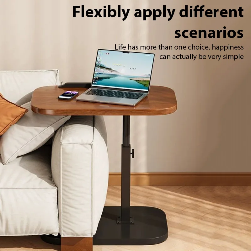 Dormitory Bedside Table Household foldable Mobile Lift Computer Desk Portable livingroom side table Bedroom Lazy Laptop Desk ﻿