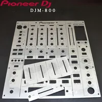 Pioneer DJM800 Mixing Console Panel Protective Film Glossy Silver White Easy To Apply Without Leaving Glue.Not iron panel