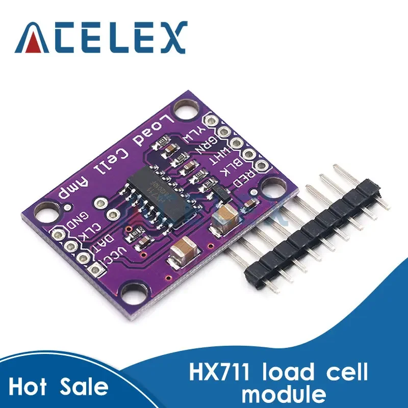 HX711 Weighing Sensor 24-bit A/D Conversion Adapter Load Cell Amplifier Board Weight Sensors