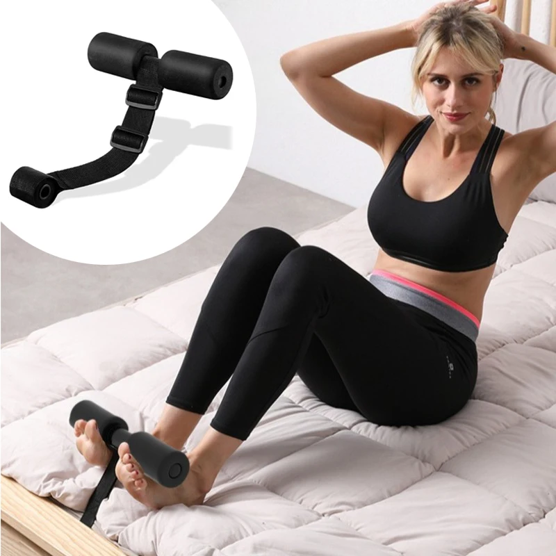 1PC Nordic Hamstring Curl Strap Adjustable Exercise Belt Sit-up Foot Holder Home Gym Fitness Equipment for Leg Strength Training