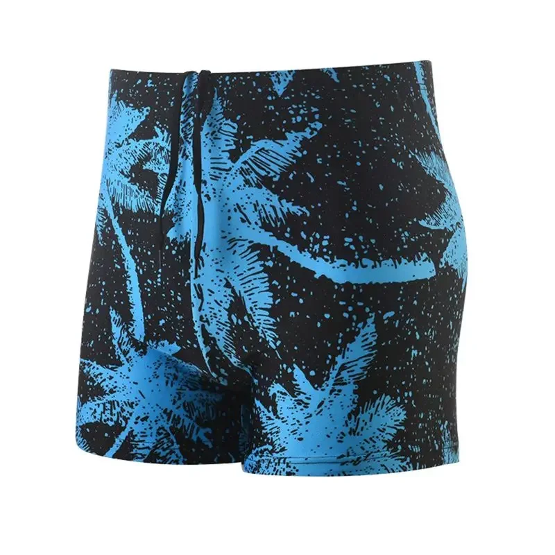 2 قطعة سراويل السباحة الذكور اللياقة البدنية بحر الصيف الرجال سريعة الجافة المطبوعة ملابس السباحة الشاطئ مجلس السراويل ملخصات