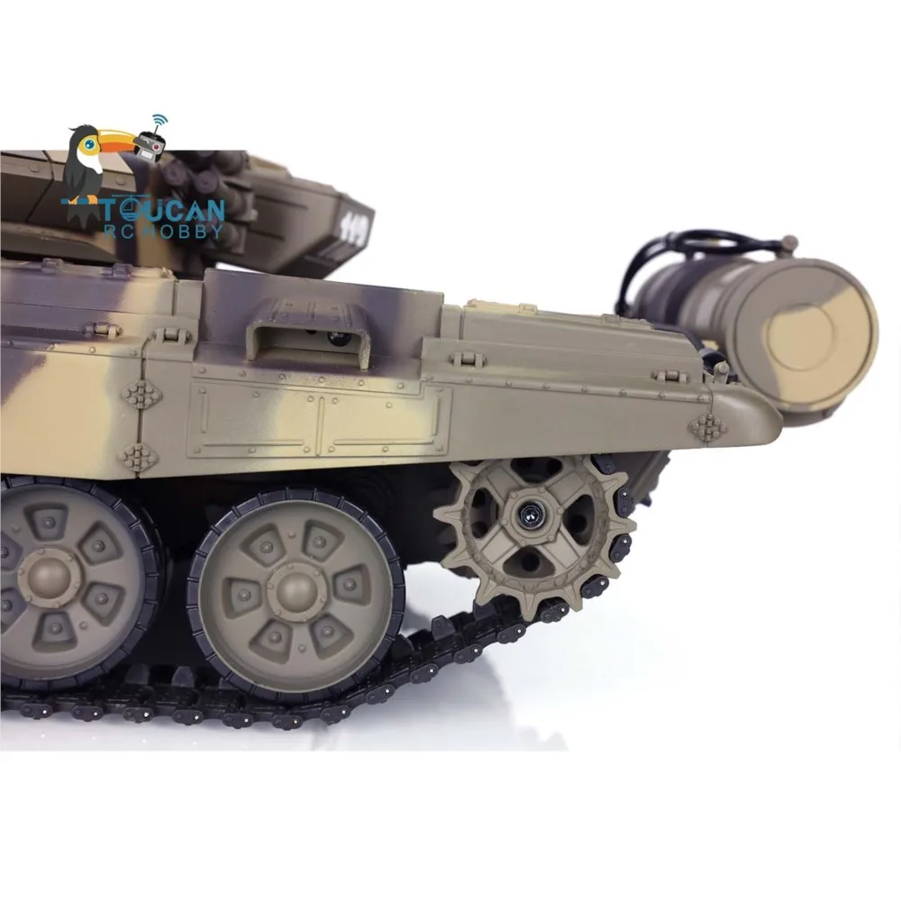 US Stock 2.4Ghz Russia T90 RTR RC Tank Heng Long 1/16 7.0 Plastic Remote Control Tanks Model 3938 Realistic Military Panzer Toy - view 6