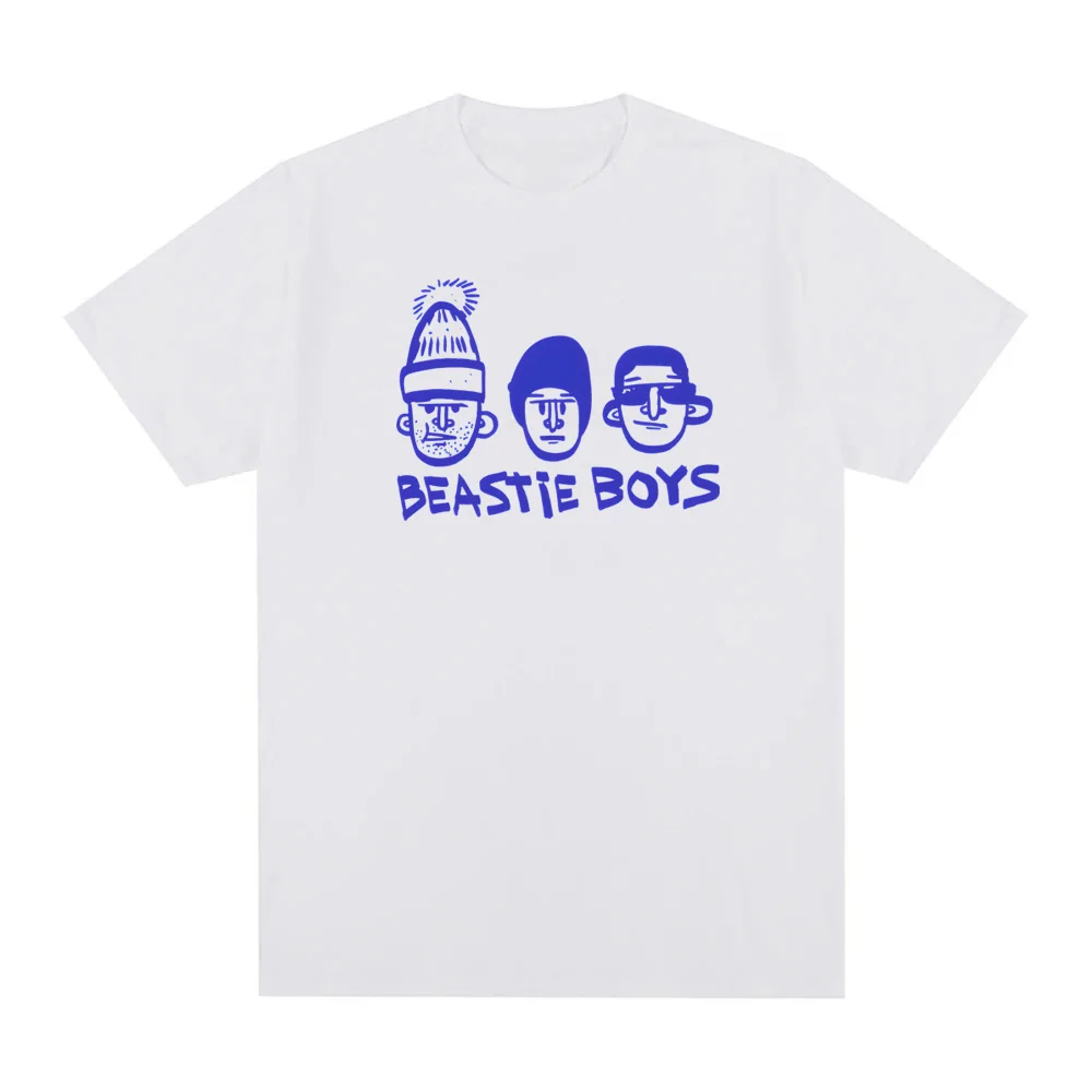 Camiseta com logo Beastie Boys 2026, camiseta confortável de verão Harajuku, impressão gráfica de alta qualidade, 100% algodão, casual, gola redonda
