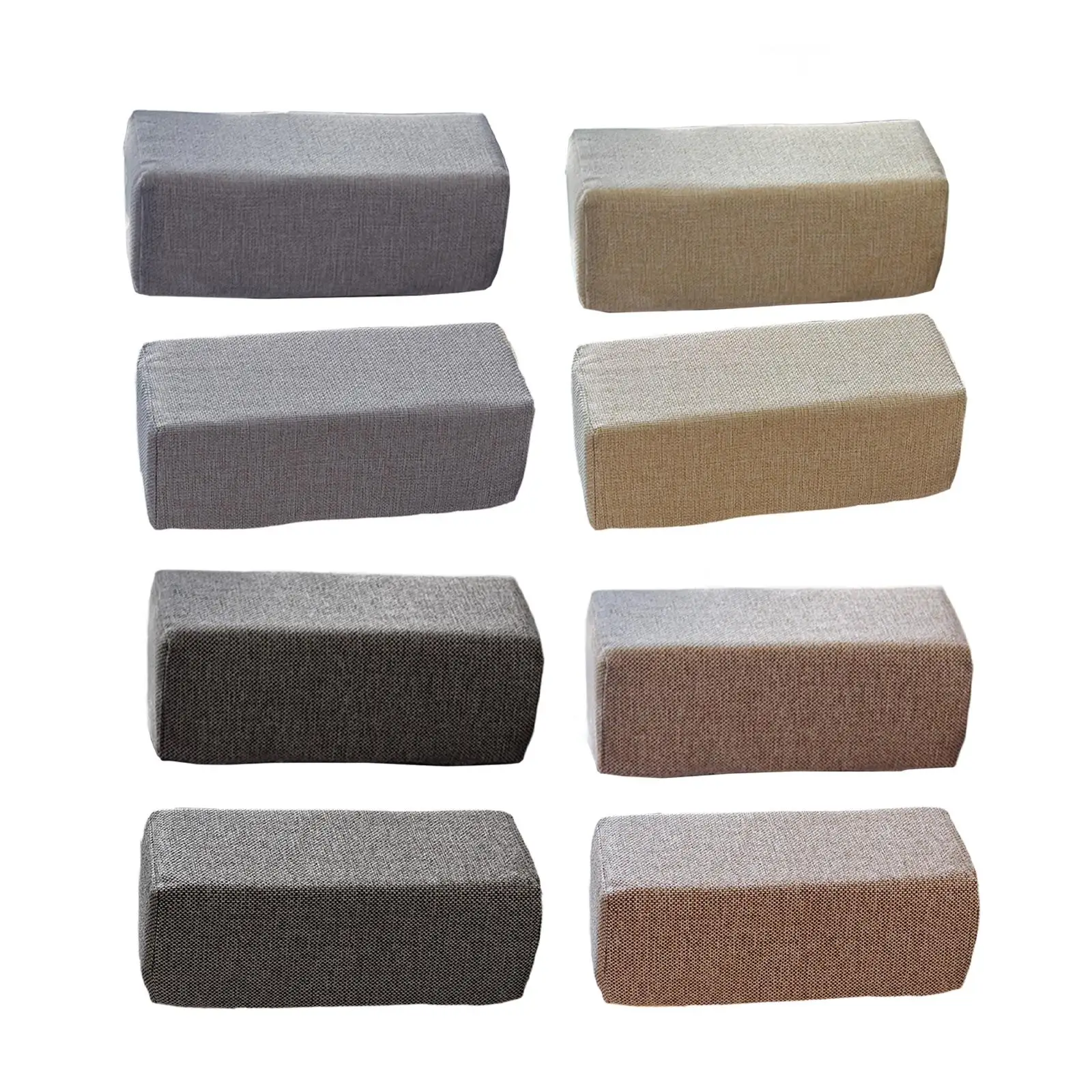 Almohadillas para reposabrazos de silla de oficina, soporte para codo, grueso, reutilizable, antideslizante, cómodo, 2 uds.