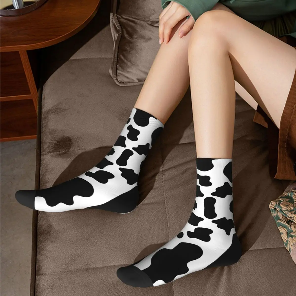 New Male Men Socks Novelty Cow Spots Throw Blanket Sr5wkvundvh Sock Polyester High Quality Women Socks Summer Autumn Winter