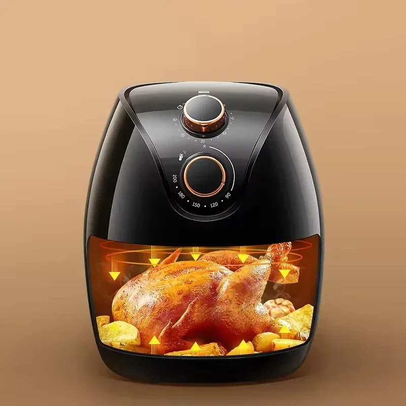 

# Newest Smart Start-stop Pull-out Oven 4L Air Fryer Without Oil Electric Deep Fryer 1200W Nonstick Basket Kitchen Cooking Fry