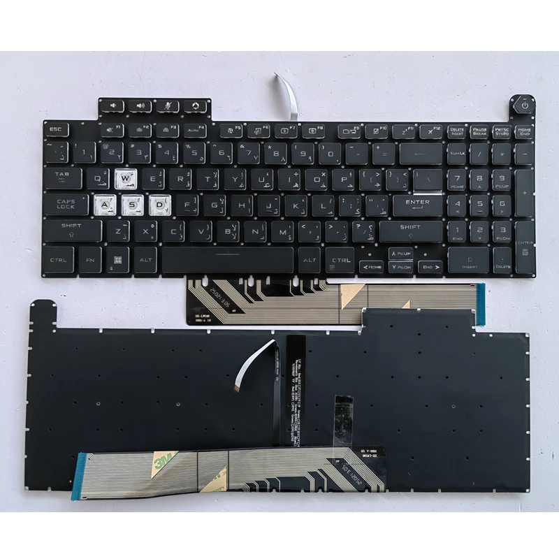 

AR Laptop Keyboard For ASUS TUF Gaming F15 FX507 FA507 FX707 FX517 FA707 FX607 ZC/ZV/ZE/RC/RM