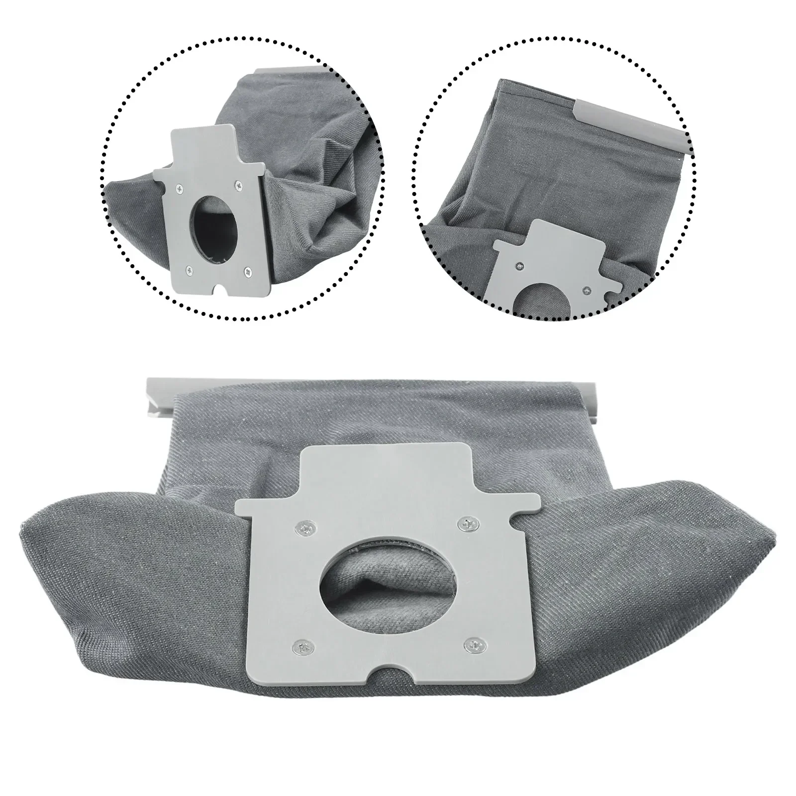 Useful Dust bag Vacuum Cleaner Part Pouch Toolkit 1x Dust Equipment Gray MC-CG383 MC-CG461 Maintenance Storage