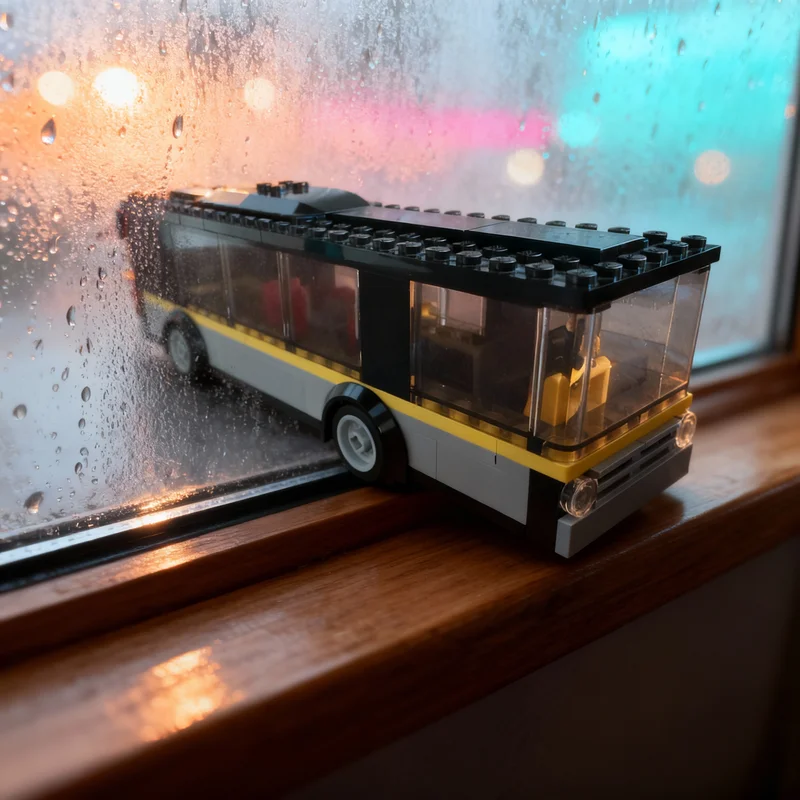

135pcs MOC City Traffic Intercity Bus Model Building Toys Christmas Gift Blocks Construction DIY Education Creative Idea