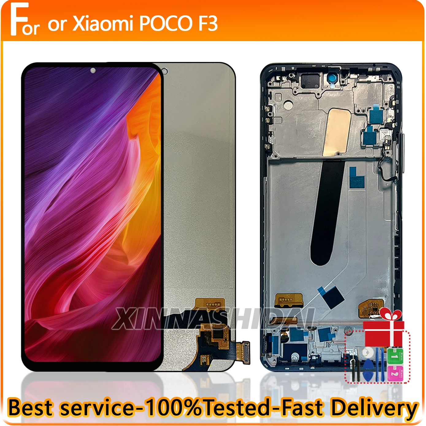 6.67 ''Für Xiaomi Poco F3 M2012K11AG LCD Display Touchscreen Digitizer Montage Ersatz Für Poco F3 LCD Bildschirm