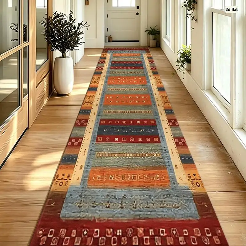 1PC Woven Kilim Rug, Soft And Comfortable, All Seasons, Easy To Maintain, Home Decor, Living Room, Bedroom, Entryway, Autumn Winter