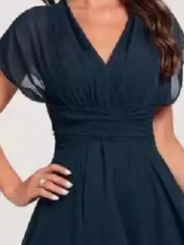 10 best sales Vestido de escritório de chiffon - №8