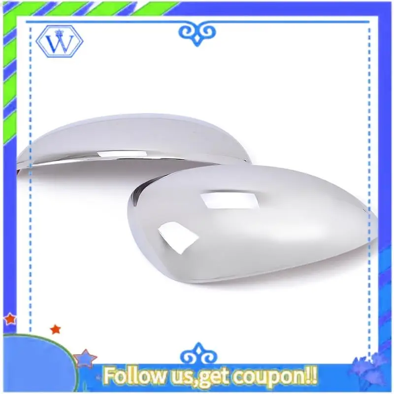 

M46K-Car Door Side Mirror Chrome Trim Covers Rear View Cap For Nissan Juke 2011 2012 2013 2014