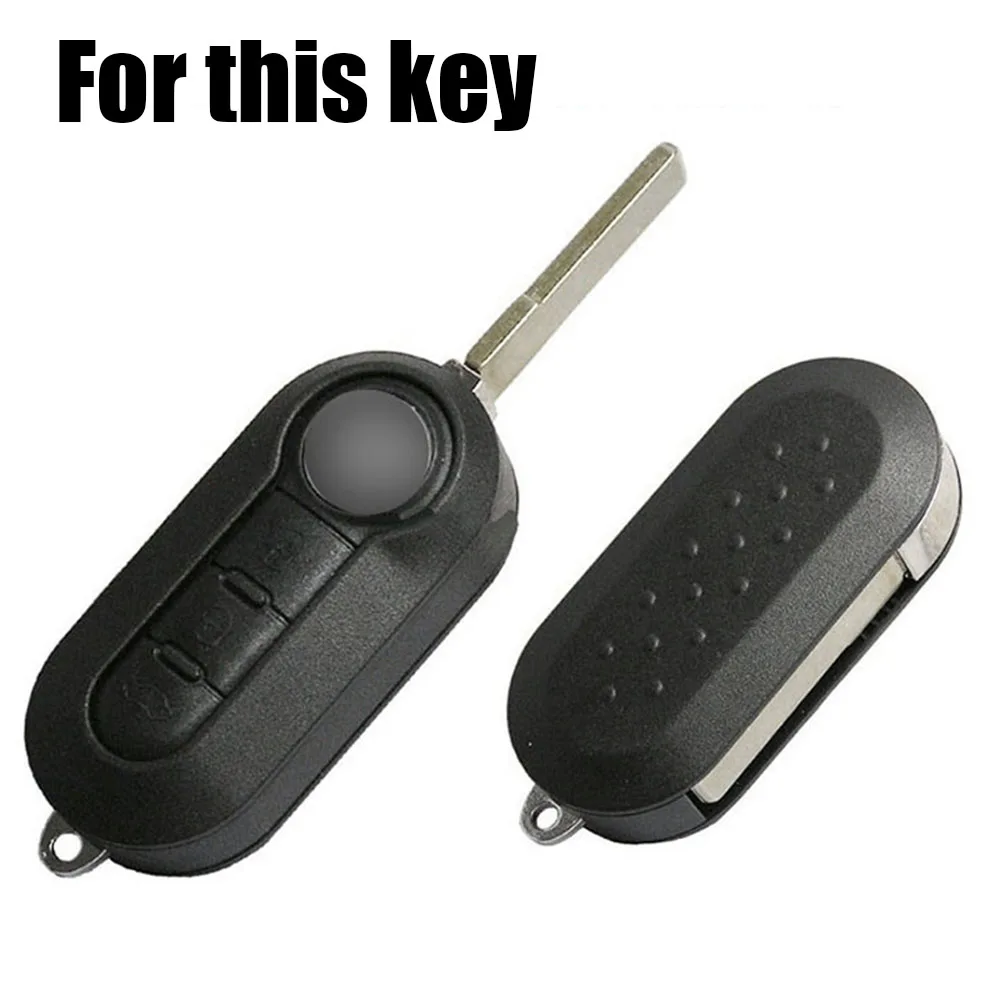 Silicone Key Case Cover Remote Fob Shell For Fiat 500 Bravo Ducato Doblo Florino Grande Punto Qubo Lancia Ypsilon Delta Musa