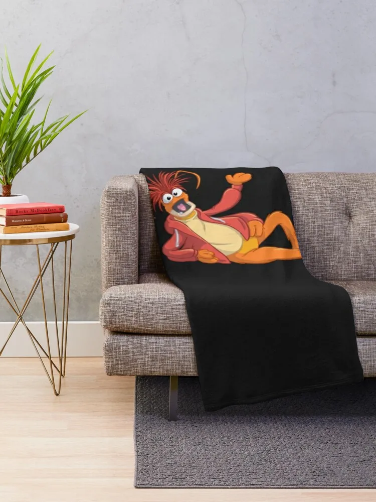 Pepe the King Prawn T-Shirt Throw Blanket Picnic Blanket Warm Blanket Dorm Room Essentials