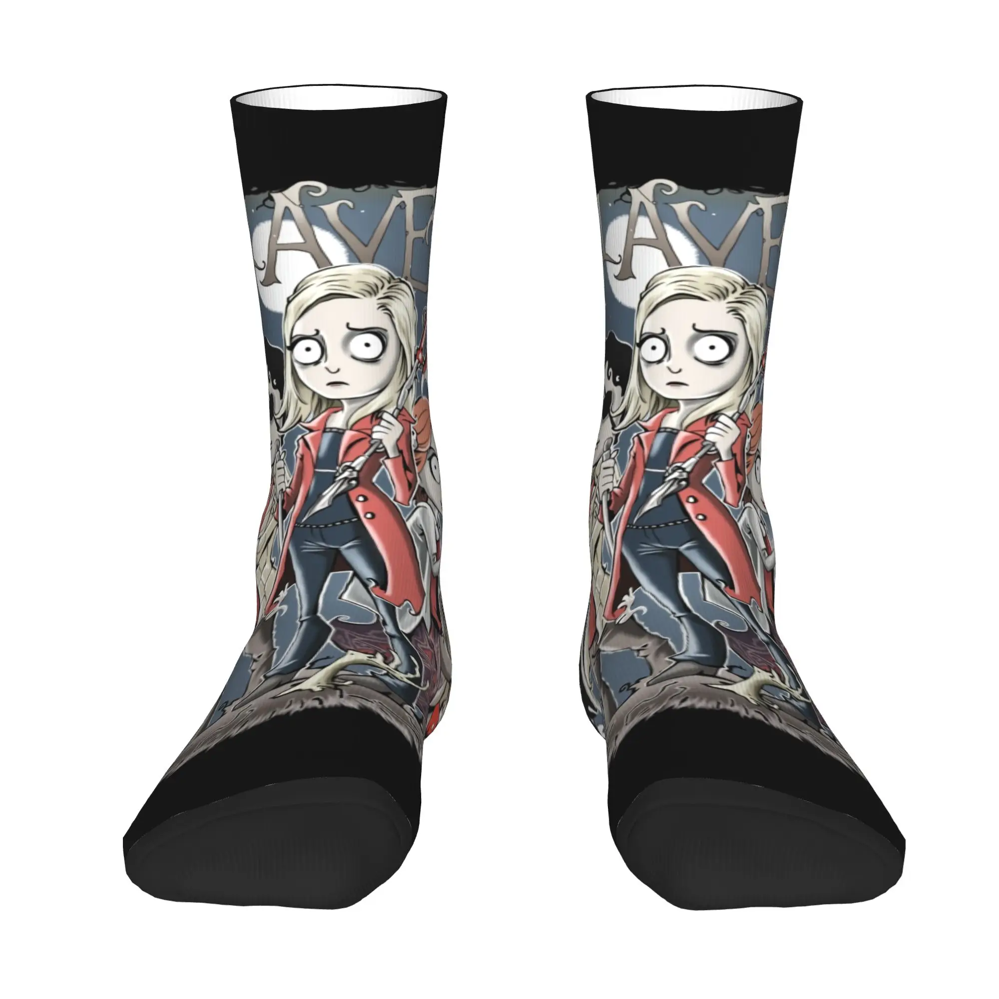 Heavy Metal Rock S-Slayers Logo Men Women Crew Socks Unisex Cool 3D Print  Dress Socks