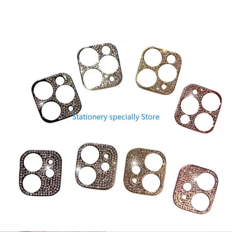 P0RB Camera Lens Protector Diamond Lens Decoration Sticker Lens Protector for Case Accessoires Protégeurs en