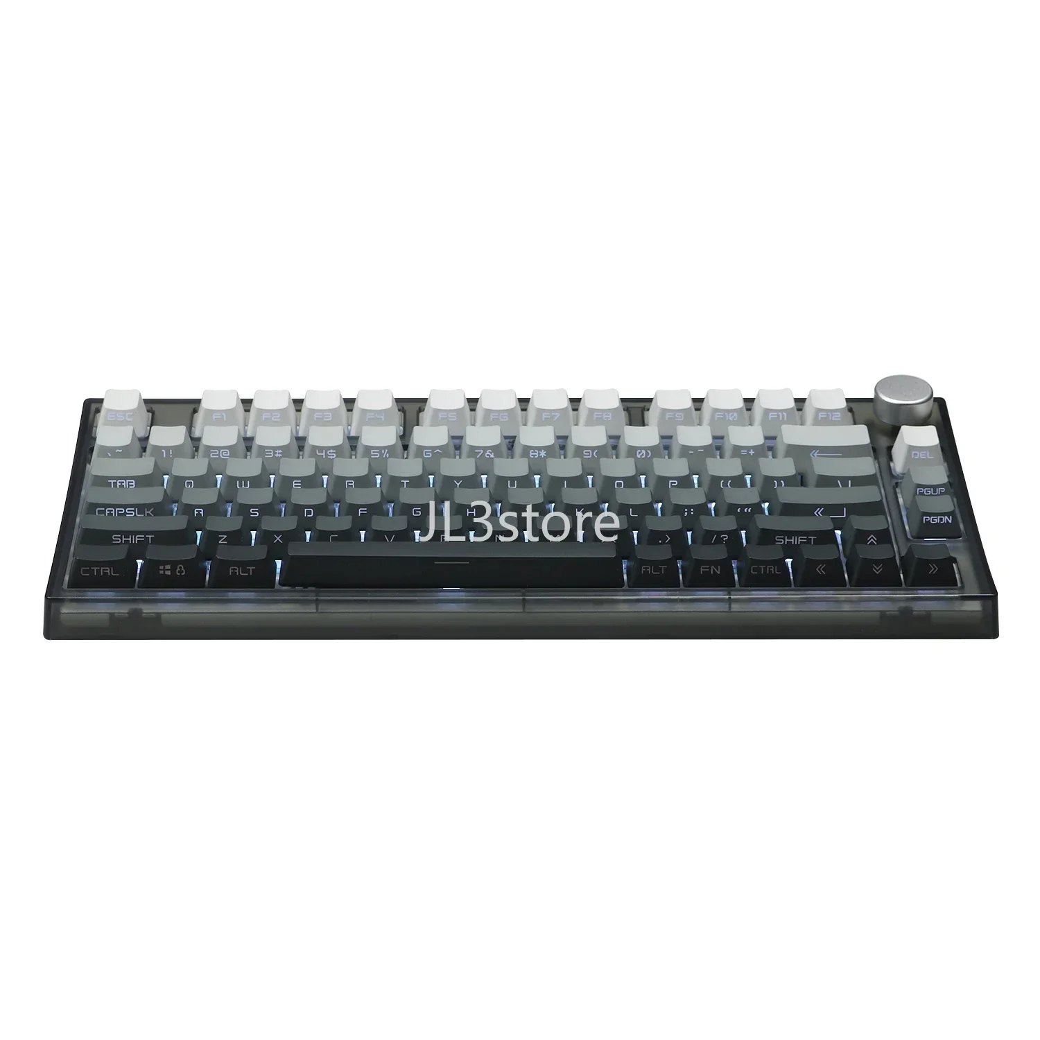 

NJ80 three-mode, polar day side engraving MAC 75 finished product hot-swappable 75% RGB Bluetooth mechanical keyboard